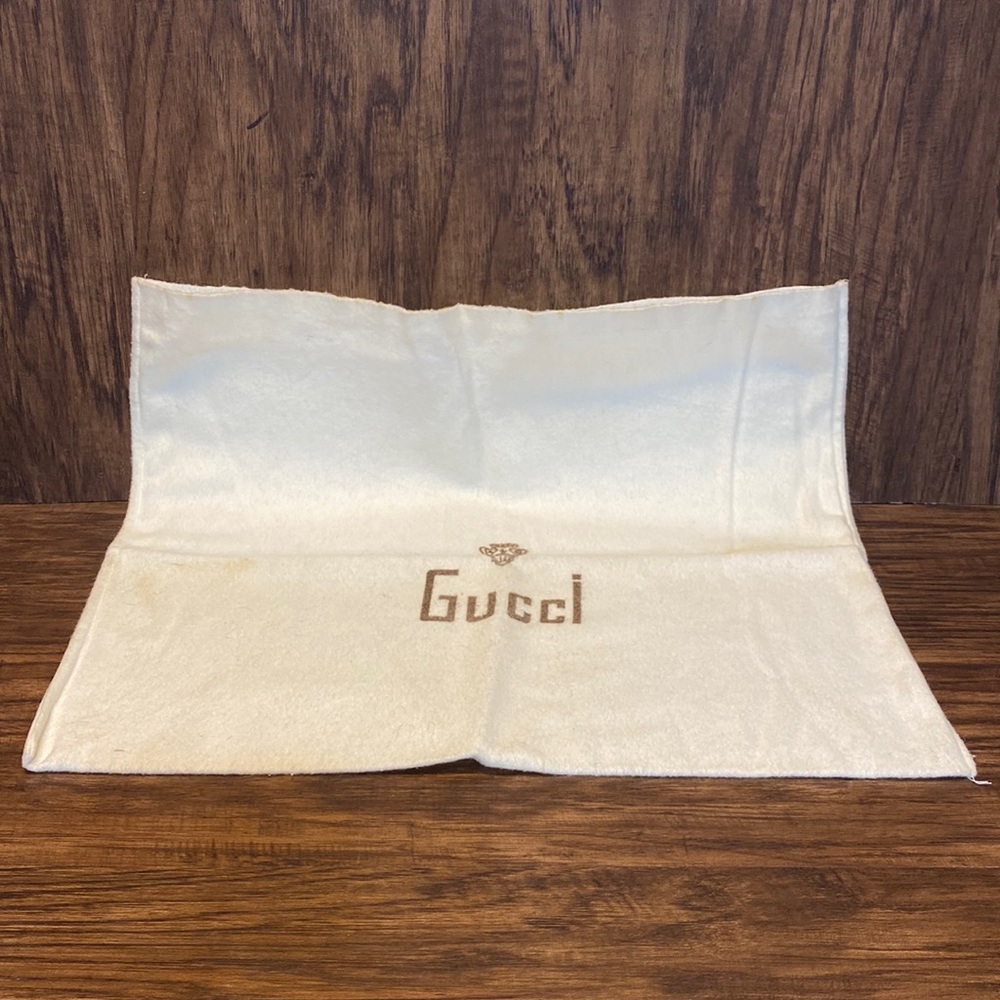 Vintage Gucci Dust Bag Storage cover 15x13.5” 100% Cotton Made in Italy!